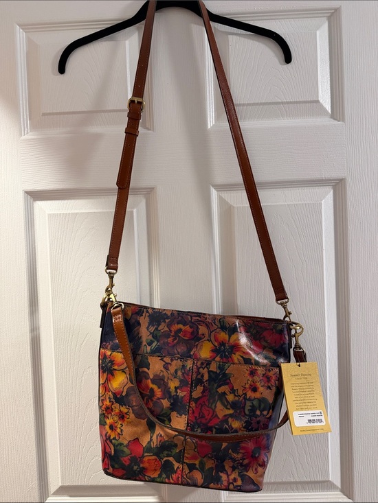 Handbags - NEW Patricia Nash summer collection Floral Crossbody Shoulder Tote Bag in Brown